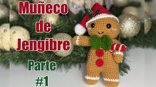 Muñeco GALLETA de JENGIBRE a CROCHETParte 1 [upl. by Amerigo538]