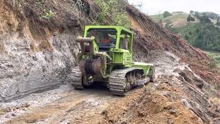 Terex 8220 building a forestry road 2 [upl. by Debo]