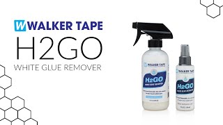 H2GO White Glue Remover  Walker Tape [upl. by Pyne]