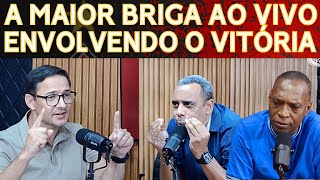 A MAIOR BRIGA AO VIVO NO PODCAST ENVOLVENDO O VITÓRIA  POR ESSA NÃO ESPERAVA [upl. by Ebaj]