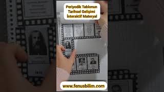 Periyodik Tablonun Tarihsel Gelişimi İnteraktif Materyali fenusbilim com [upl. by Jessalyn790]