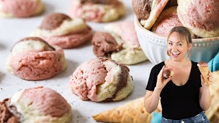 These Cookies Look and Taste like Neapolitan Ice Cream [upl. by Sly]