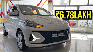 Hyundai Grand i10 Nios Magna 2024 On Road Price Features Interior and Exterior Review [upl. by Justis219]