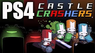 CASTLE CRASHERS PS4 REMASTERED NEW DETAILS  BEST PS4 COOP GAME [upl. by Delwyn]