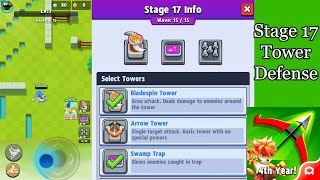 Archero Tower Defense Stage 17 Guide [upl. by Lenes]