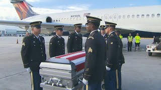 Body of Army Sgt La David Johnson returns home to Miami [upl. by Carline]