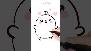 How to DRAW MOLANG cute digitalart [upl. by Cleti]