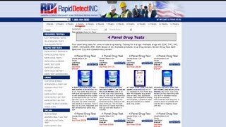 Rapid Detects 4 Panel Drug Test Category [upl. by Aihtnyc]