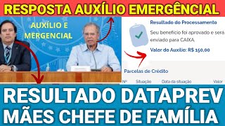 URGENTE RESULTADO DATAPREV AUXÍLIO EMERGÊNCIAL COM VALOR MENOR MÃE CHEFE DE FAMÍLIA ERRO DENÚNCIA [upl. by Nilhsa]