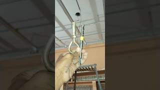 ఫ్యాన్ హుక్ ఫిట్టింగ్  anchor hook fitting   telugu by Vinnu electrical  shorts trending [upl. by Aeslahc507]