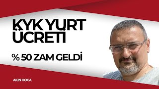 SON DAKİKA ZAM KYK HESAPLARINI KONROL EDİN YURT ÜCRETİ BORÇLARI GÖRÜNMEYE BAŞLADI [upl. by Ellicec]