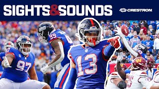 TOP Sights amp Sounds from Division WIN vs Commanders  New York Giants [upl. by Sexela]