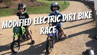 Razor Mx350 V’s Modified electric dirt bike powerwheelsaustralia elctricdirtbike 18650 [upl. by Mozes968]