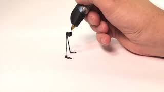 Create 3D Pen for Beginners  Doodling a DOG Simple 3Doodler [upl. by Gylys]