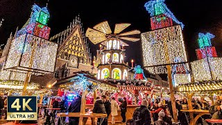 Wroclaw Poland Christmas Market 2022 🇵🇱 4K Evening Walking Tour [upl. by Aerdnwahs911]