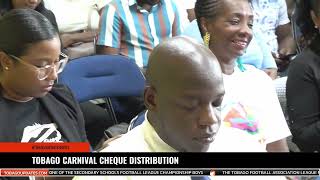 TOBAGO CARNIVAL CHEQUE DISTRIBUTION [upl. by Anyal]