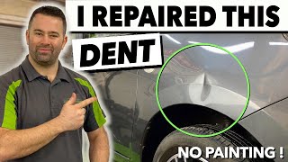 SUPER CLEAN PDR REPAIR ON A FRONT FENDER  Paintless Dent Removal Uk 🇬🇧By DentRemover [upl. by Tristram248]