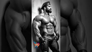 Muscle leather man [upl. by Anelim]