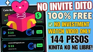 100NO INVITE ₱144 KINITA KO NG NANONOOD LANG NG VIDEOLEGIT EARNING APPADSCASHY APPearningapp [upl. by Eatnoid]