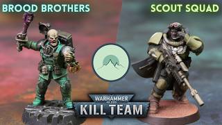 Genestealer Cults vs Space Marine Scouts Kill Team Battle Report [upl. by Sarazen384]