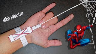 How to make a Web Shooter with Paper  Spider Man Web Shooter  Paper craft [upl. by Bekah]