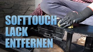 BMW E46 Handbremse nachstellen und Soft Touch Lack entfernen [upl. by Enieledam245]