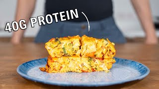 The BEST High Protein Egg Breakfast Ive ever made Frittata [upl. by Anohsal]