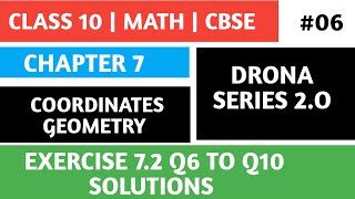 Coordination Geometry Class 10 Chapter 7 chapter7 [upl. by Leinnad]