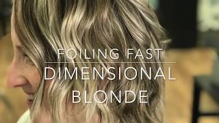 HOW TO FOIL FAST  DIMENSIONAL BLONDE [upl. by Derriey]