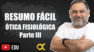 RESUMO FÁCIL  ÓPTICA FISIOLÓGICA  Parte 03  MIOPIA [upl. by Junia]