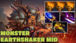 How to play it best  Earthshaker MID Dota 2 [upl. by Mavilia]