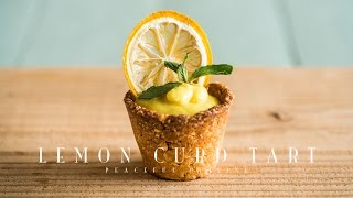 Lemon Curd Tart vegan ☆ レモンカードタルトの作り方 [upl. by Birmingham]