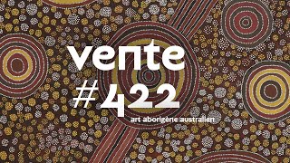 Vente 422  Art aborigène australien [upl. by Saxen240]