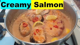 Salmon in Creamy Coconut Lemon Sauce [upl. by Lola]