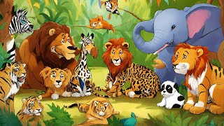 Names animal and Sounds to Learn for Kids Preschoolers [upl. by Fields939]