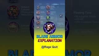 This Is How Blade Armor Actually Works mlbb mobilelegends chillguy shorts [upl. by Oramug103]