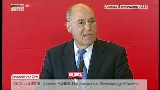 Absturz Germanwings A320 Statement von Gregor Gysi am 24032015 [upl. by Jordanna]