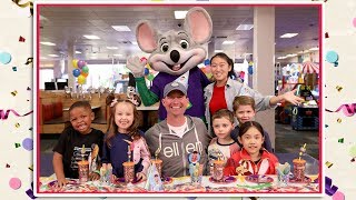 Ellen’s Kid Experts Throw a Surprise Party for Andy at Chuck E Cheese [upl. by Gittel600]