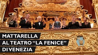 Mattarella al Teatro “La Fenice” di Venezia [upl. by Volney131]