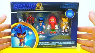 Sonic The Hedgehog Unboxing  Sonic 2 Movie Figures [upl. by Dnomse]