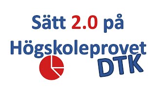 Högskoleprovet Hösten 2019 Provpass 4  DTK Diagram Tabeller och Kartor [upl. by Kussell]