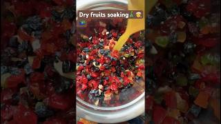 Dry fruits soaking for Christmas Plum cake Halal plumcake fruitcake halal christmas homebaker [upl. by Wong]