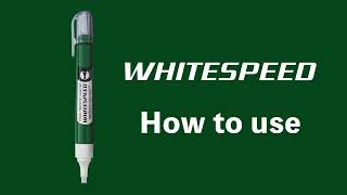 Pentel Correction pen WHITESPEED English ver [upl. by Einahpehs]