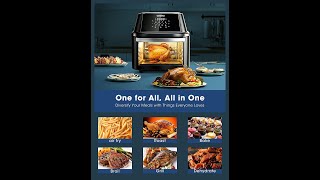 OMMO Air Fryer Oven 17QT  MustBuyProducts [upl. by Neiht]