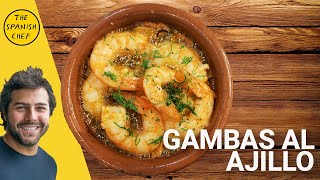 Gambas al ajillo  Garlic prawns [upl. by Pelmas]