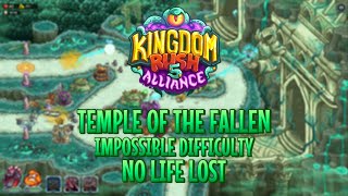 Kingdom Rush Alliance  Temple of the Fallen Impossible [upl. by Ulises357]