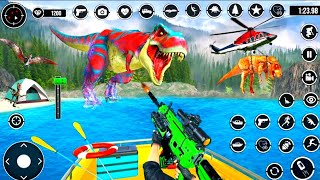 Real dino hunting 3d shooting gameplay 1 [upl. by Bickart]