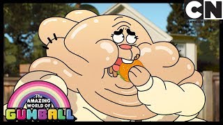 Gumball  How Many Burgers Can Richard Eat In One Hour  The Menu  Cartoon Network [upl. by Eillo]