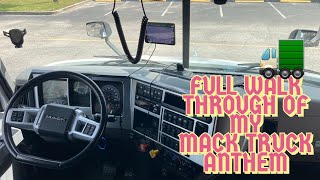 FULL WALKTHROUGH MACK ANTHEM TRUCK 🚛  EXTERIOR amp INTERIOR  2023 [upl. by Faline]