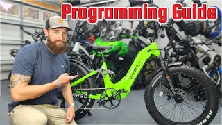 Wired ebike Programming Guide [upl. by Mittel]